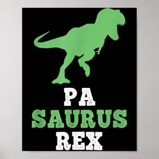 Pasaurus Rex Dino Dinosaur Rolig Pa-Saurus Poster