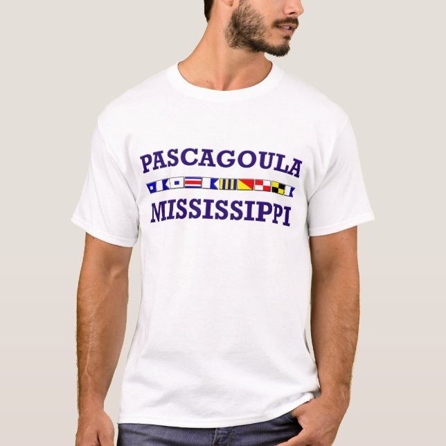 Pascagoula T-tröja Tee Shirt (Framsida)