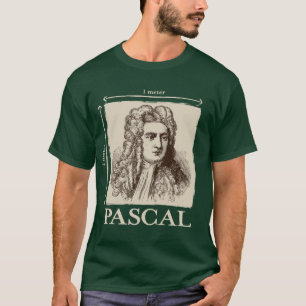 Pascal = 1 newton per kvadrerar mäter mathskämt tee