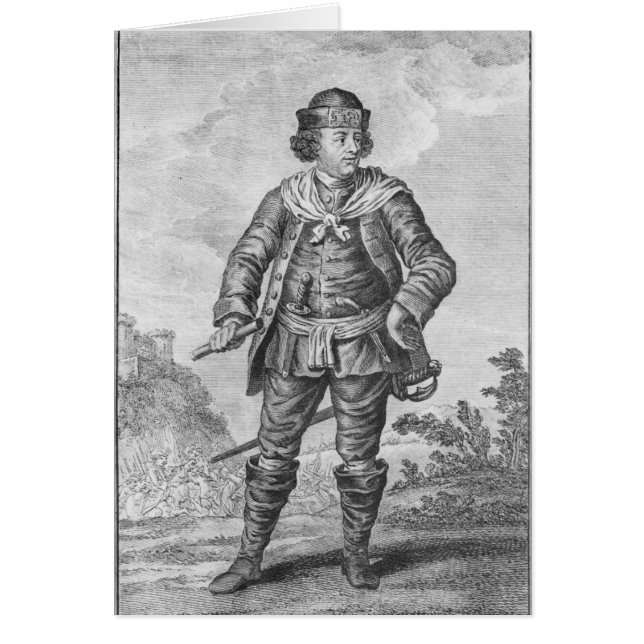 Pascal Paoli Hälsningskort (Framsidan)