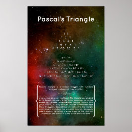 Pascal's Triangle Poster