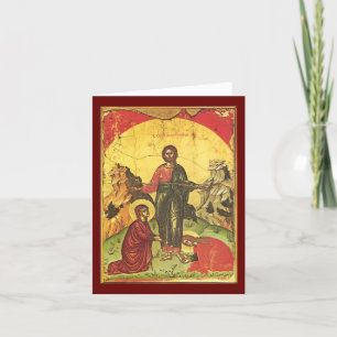 Pascha Påsk-kort Tack Kort