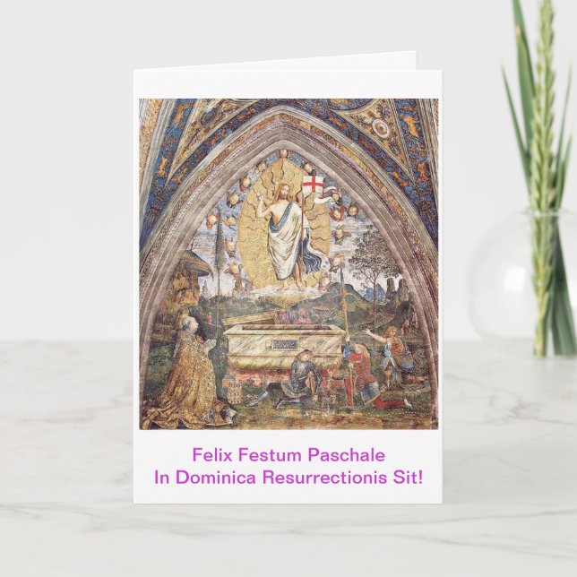 Paschalis Scida i Dominica Resurrectionis Kort (Framsida)