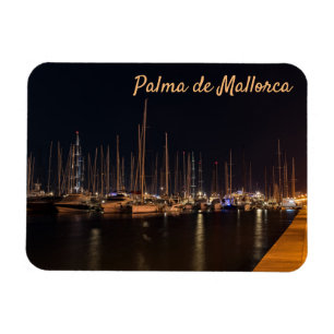 Paseo maritimo nattetid - Palma de Mallorca Magnet