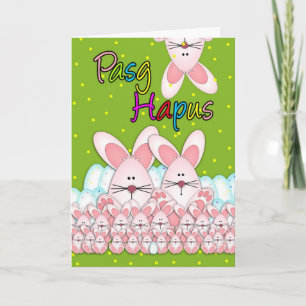 Pasg Hapus Welsh Language Glad påsk Hälsning Ca Helgkort