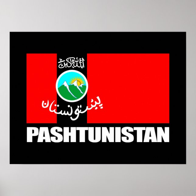 Pashtunistan Poster (Framsidan)