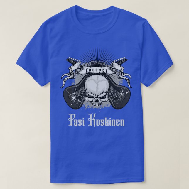 pasi koskinen guitaris för alltid t shirt (Design framsida)