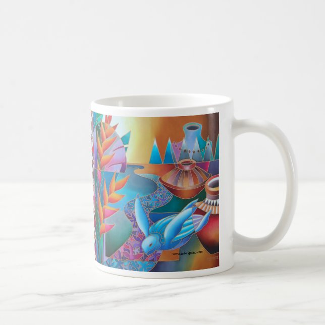 PASIFIKA-PRIDE - "Noqu Viti ", Kaffemugg (Höger)