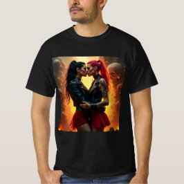Pasión Infernal: Amor Gótico en Mundo de Sombras T Shirt