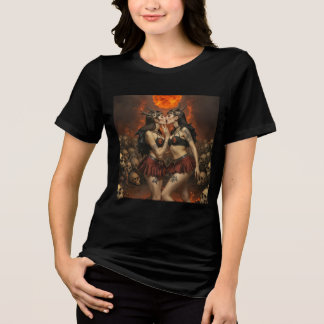 Pasión infernal: mujeres demoníacas besándose t shirt