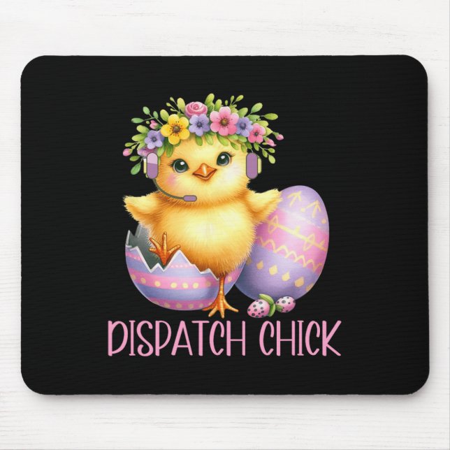 Påsk 911 Dispatcher Gift Police Dispatch Thin Go Musmatta (Framsidan)