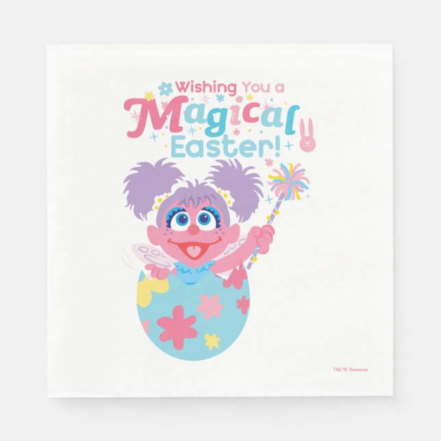 Påsk Abby Cadabby Pappersservett (Framsidan)