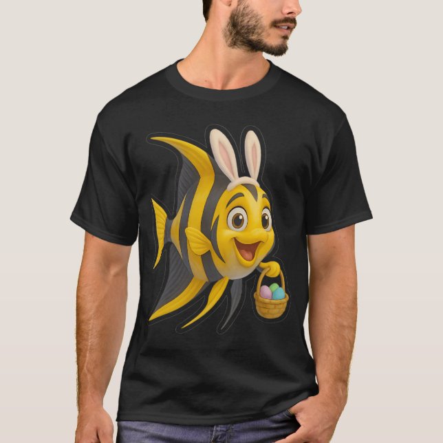 Påsk Ängelfisk T Shirt (Framsida)