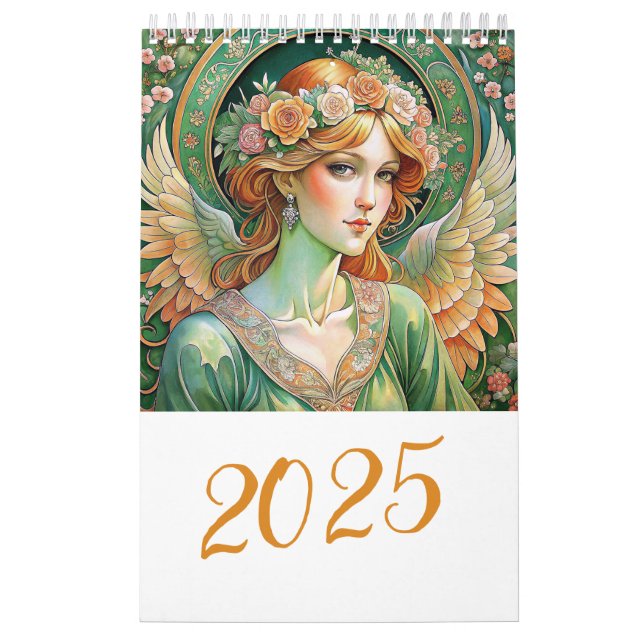 Påsk Änglar i Art Nuovo stil 2025 Kalender (Omslag)