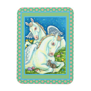 PÅSK ÄNGLAR, VITPONIER, BUNNIER OCH ÄGGCute Magnet