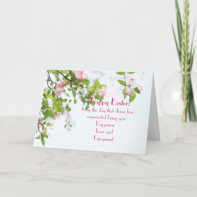 påsk-anteckningskort för "Glad påsk" Anteckningskort (Framsida)