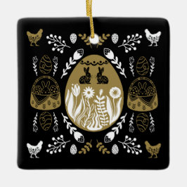 Påsk April Helgdag Gift Julgransprydnad Keramik