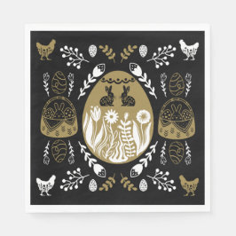 Påsk April Helgdag Gift Pappersservett