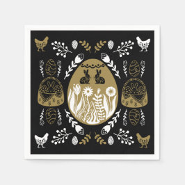 Påsk April Helgdag Gift Pappersservett