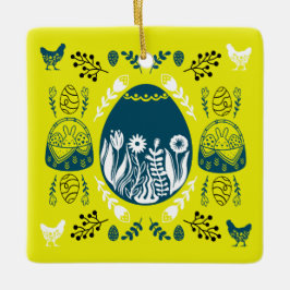 Påsk April Helgdag Julgransprydnad Keramik