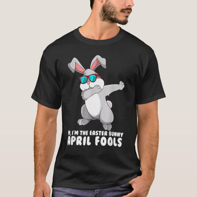 Påsk aprildag är jag Påskharn Dabbi T Shirt (Framsida)