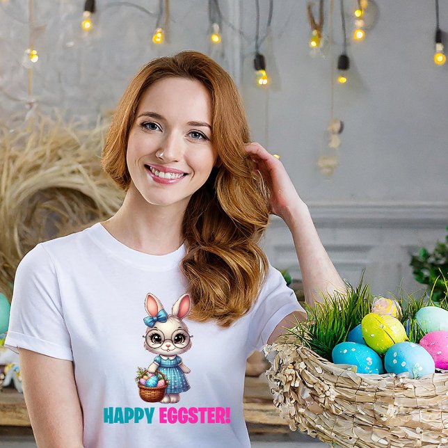 Påsk är på väg - roligt Bunny T Shirt (Skapare uppladdad)