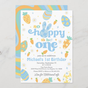 Påsk är så glad att vara en pojkfödelsedag inbjudningar