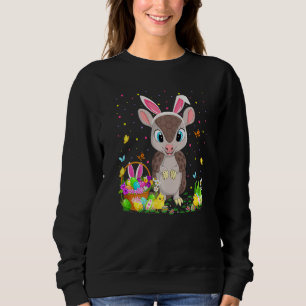 Påsk Armadillo Bunny Egg Hunting Armadillo Easte T Shirt