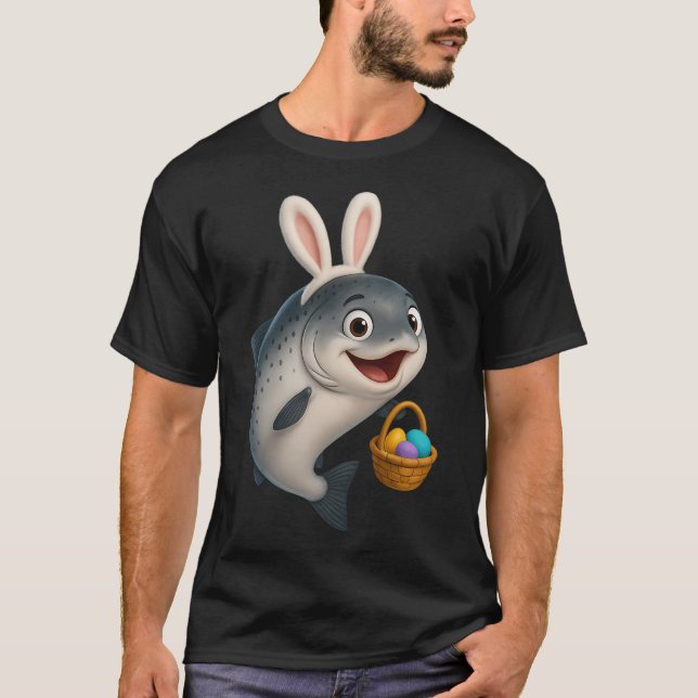 Påsk Atlantlax T Shirt (Framsida)