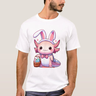 Påsk Axolotl Kaninöron Ägg T-Shirt