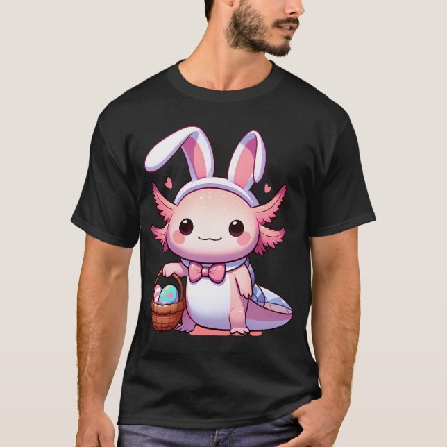 Påsk Axolotl T Shirt (Framsida)