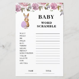 Påsk Baby Shower Omskakningsspel