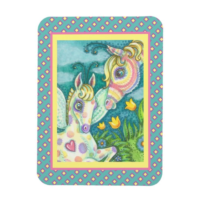 PÅSK BABY, VÅR HORSE, FAIRY FILLY MAGNET (Vertikal)