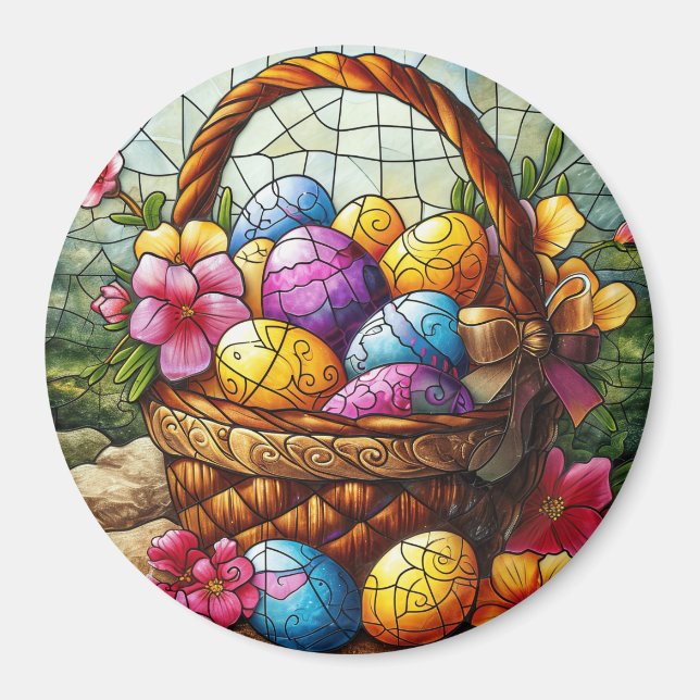Påsk Basket Magnet (Framsidan)