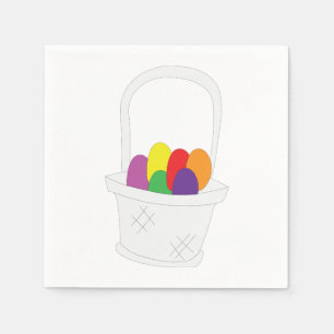 Påsk Basket Pappersservett