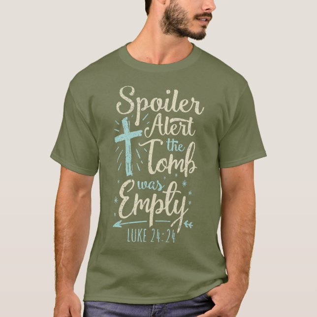 Påsk Basket-studiers Spoiler Alert Grav T Shirt (Framsida)
