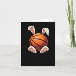 Påsk Basketball Bunny Öron Kids Påskägg Hunt Kort