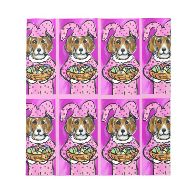 PÅSK BEAGLE ANTECKNINGSBLOCK (Framsida)