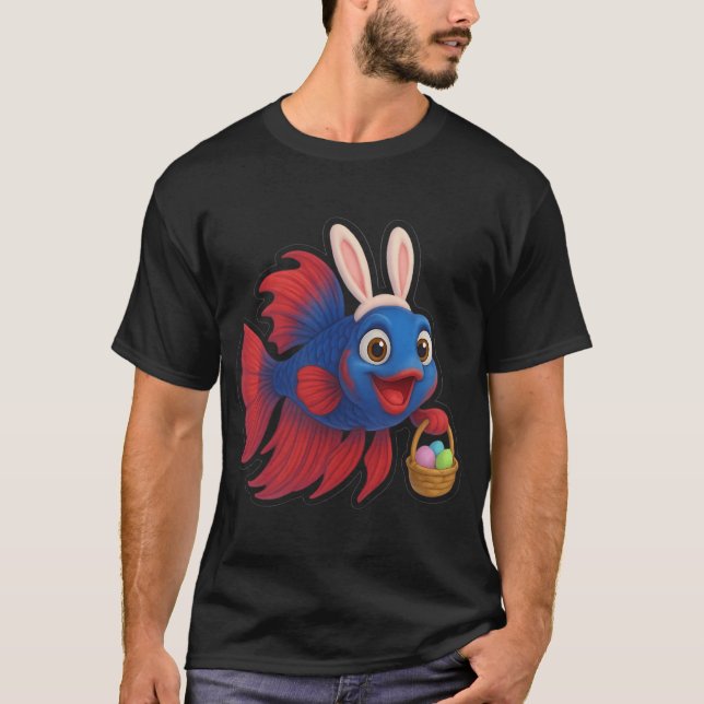Påsk Bettfisk T Shirt (Framsida)