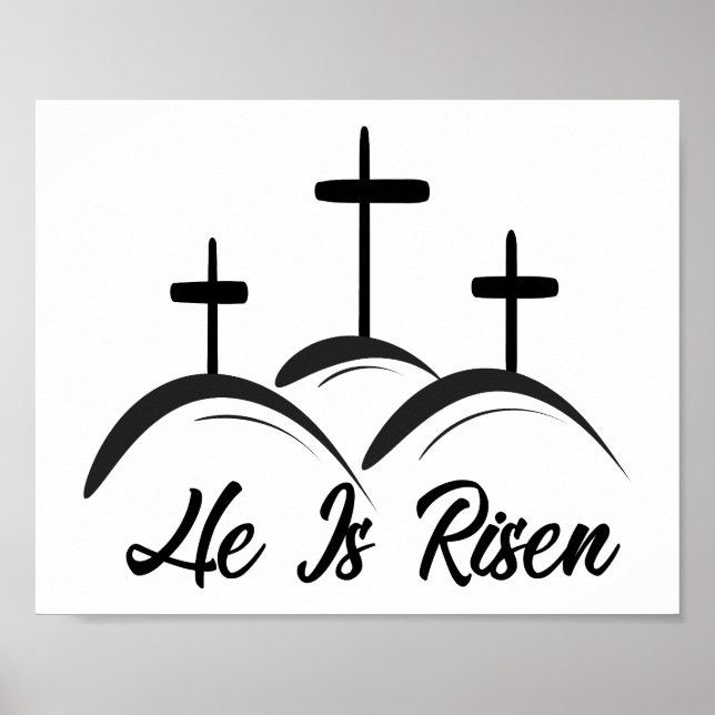 Påsk Bible Verse Poster (Framsidan)