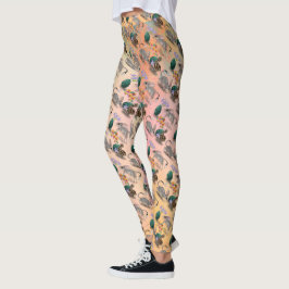 Påsk Bilby & Australian Flowers Leggings