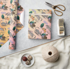 Påsk Bilby & Australian Flowers Presentpapper