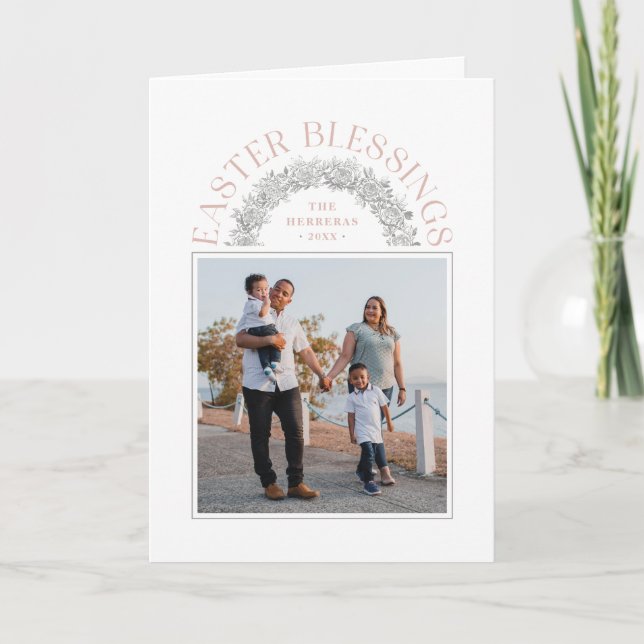 Påsk Blesings andningsfack - Rosa Meddelande (Framsida)