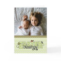 Påsk Blesser, grönt chevron anpassningsbar-foto