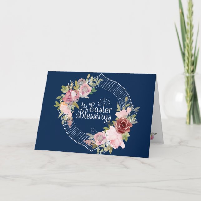 Påsk Blesser Herre Bless du bibelsse Helgkort (Framsida)