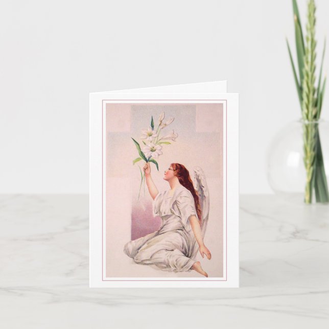 Påsk Blessings 1 John 2:25 Bible Verse Helgkort (Framsida)