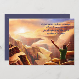 Påsk Blessings Anpassningsbar Hälsning Christian P Julkort