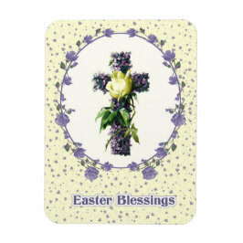 Påsk Blessings. Blommigt Påsk Kor Gift Magnet