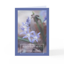 Påsk Blessings Card - Chionodoxa