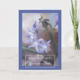Påsk Blessings Card - Chionodoxa Helgkort